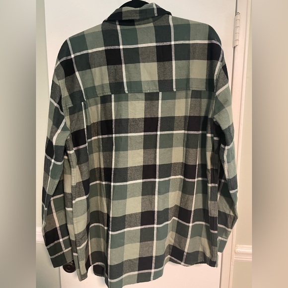 Volcom Oversize Me Cotton Plaid Shirt - M - Picture 7 of 7
